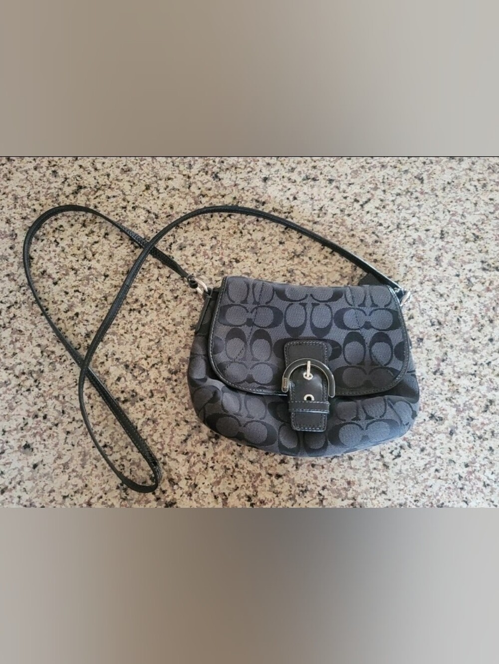 Coach Soho Signature Mini  Canvas Bag